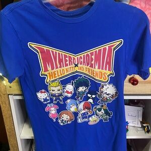 Hot Topic My Hero Academia X Hello Kitty and Friends T-shirt